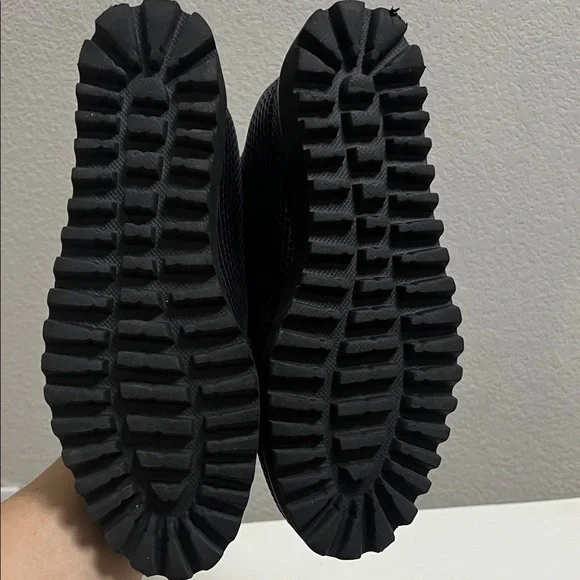 United Nude Black Textured Platform Shoes - Picture 10 of 10